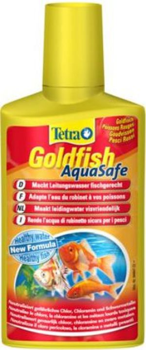 Tetra Goldfish AquaSafe 100 ml - środek do uzdatniania wody dla welonów w płynie 1