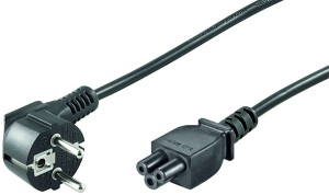 Kabel zasilający MicroConnect CEE 7/7 - C5 1.8m (PE010818W) 1