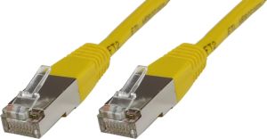 MicroConnect RJ-45/RJ-45 kat.6 S/FTP Żółty 0.25m (B-SFTP60025Y) 1