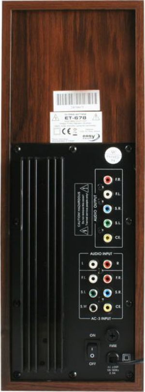 Głośniki komputerowe EasyTouch ET-678 5.1 MADNESS 4