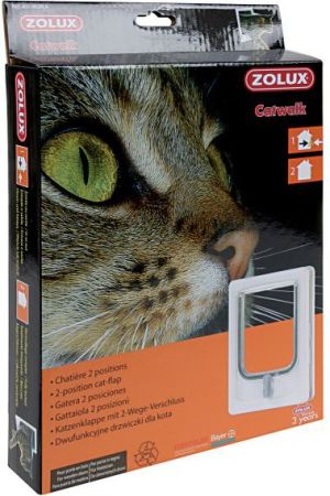 Zolux Drzwiczki dla kota 2reg białe 2