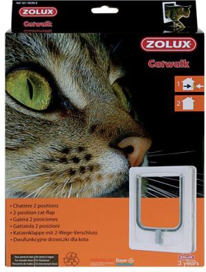 Zolux Drzwiczki dla kota 2reg białe 3