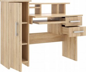 Biurko MartigoPlus Biurko z szufladami i półkami do pokoju dziecięcego Robson sonoma 5