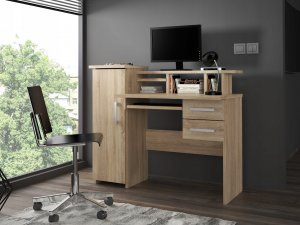 Biurko MartigoPlus Biurko z szufladami i półkami do pokoju dziecięcego Robson sonoma 6