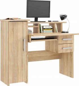 Biurko MartigoPlus Biurko z szufladami i półkami do pokoju dziecięcego Robson sonoma 10