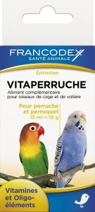 Francodex Witaminy dla papug 15 ml + 18 g 1