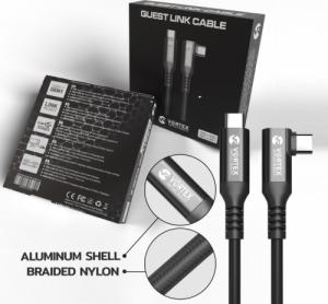 Vortex Virtual Reality Kabel 5m USB-C do USB-C do Oculus Link/Quest 2 3
