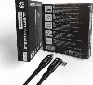 Vortex Virtual Reality Kabel 5m USB-C do USB-C do Oculus Link/Quest 2 6