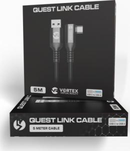 Vortex Virtual Reality Kabel 5m USB-A do USB-C do Oculus Link Quest 2 5