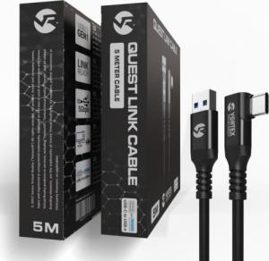 Vortex Virtual Reality Kabel 5m USB-A do USB-C do Oculus Link Quest 2 6