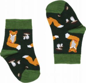 FAVES. Socks&Friends Śmieszne, kolorowe skarpetki, LISKI dzieci 14-19 1