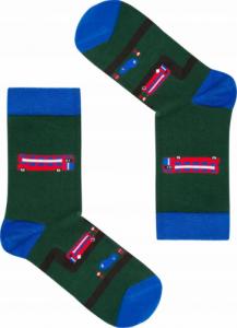 FAVES. Socks&Friends Śmieszne kolorowe skarpetki, AUTOBUSY dzieci 26-30 1