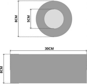 John Paddle Pływak John Paddle odbijacz ochrona wiosła deski SUP ORANGE 28 cm 5