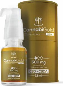 HEMPOLAND CannabiGold Raw 500, 12 ml - Długi termin ważności! 1