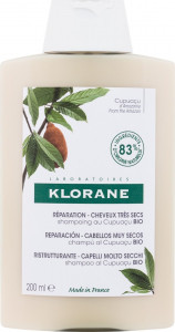 Klorane Klorane, Szampon z organicznym masłem Cupuacu, 200 ml - Długi termin ważności! 1