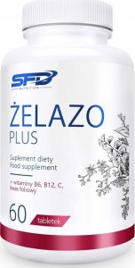 SFD SFD Żelazo Plus, 60 tabletek - Długi termin ważności! 1