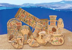 Zolux Dekoracja "Hieroglify" - dzban 3