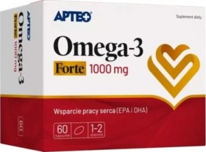 Synoptis Pharma Apteo Omega-3 500mg, 60 kapsułek - Długi termin ważności! 1