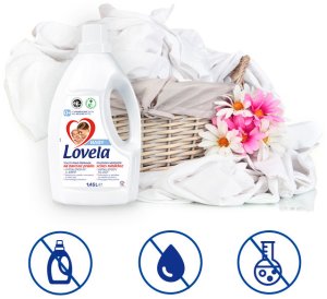 Lovela Lovela Baby, Płyn do prania kolorowych tkanin, 1,45 l 7