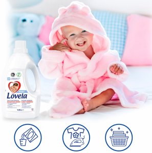 Lovela Lovela Baby, Płyn do prania kolorowych tkanin, 1,45 l 8