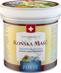Herbamedicus SwissMedicus, Szwajcarska Końska Maść chłodząca Forte, 250 ml - Długi termin ważności! 1