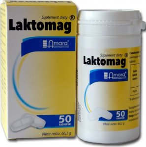 Amara Laktomag, 50 tabletek - Długi termin ważności! 1