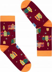 FAVES. Socks&Friends Śmieszne kolorowe skarpetki, KAMIENICZKI 36-41 1