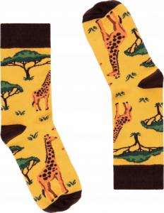 FAVES. Socks&Friends Śmieszne kolorowe skarpetki, ŻYRAFY 36-41 1