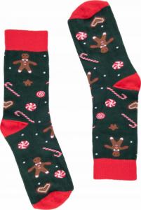 FAVES. Socks&Friends Świąteczne kolorowe skarpetki, PIERNIKI 42-46 1