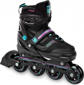 Rolki RAVEN Drill rekreacyjne regulowane czarne r. 34-37 2