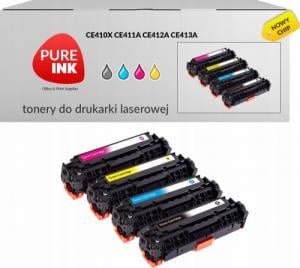 Toner Pureink Zestaw CMYK Zamiennik HP305X 1