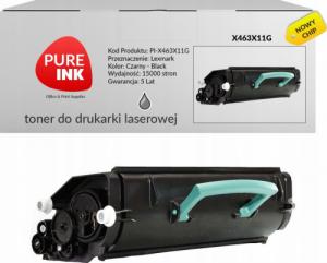 Toner Pureink Black Zamiennik X463X11G 1