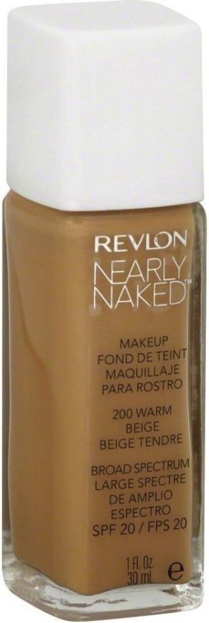 Revlon Nearly Naked Makeup SPF20 Podkład 200 Warm Beige 30ml 1