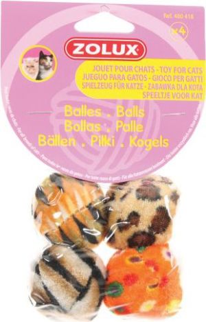 Zolux Zestaw 4 piłek wielokolorowych 2