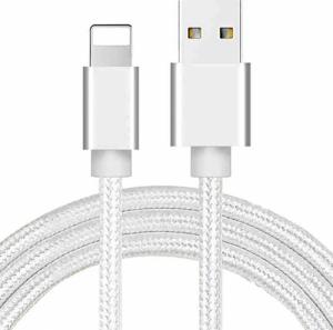Kabel USB Retoo Lightning - USB-A 1 m Srebrny (E471-1) 1