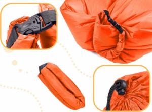 DWM LAZY BAG SOFA ŁÓŻKO LEŻAK NA POWIETRZE POMARAŃCZOWY 230X70CM 2