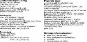 CHY Multimetr z pomiarem RLC i temperatury CHY21C 4