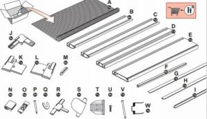 EASY LIFE MOSKITIERA DRZWI ALU 100 X 215 BIAŁA 3