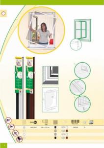 EASY LIFE Moskitiera na okno ALU 100X120 Biała 7