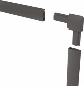 EASY LIFE MOSKITIERA OKNO ALU 120 X 140 ANTRACYT 2