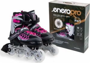 Rolki Enero Led z wymienną płozą regulowane czarne r. 30-33 5