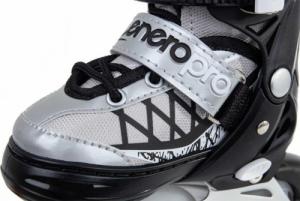 Rolki Enero Led z wymienną płozą regulowane szare r. 30-33 8