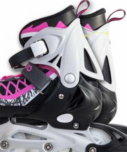 Rolki Enero Led z wymienną płozą regulowane czarne r. 34-37 16