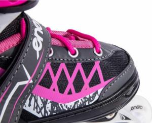 Rolki Enero Led z wymienną płozą regulowane czarne r. 38-41 12