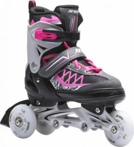 Rolki Enero Led z wymienną płozą regulowane czarne r. 38-41 4