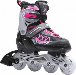 Rolki Enero Led z wymienną płozą regulowane czarne r. 26-29 2