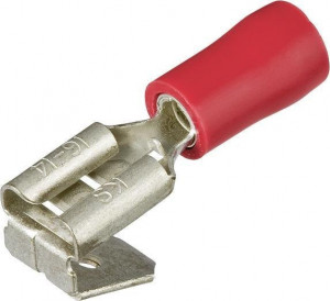 Knipex Końcówka kablowa nasuwana "żenska", czerwona, rozgałęziająca 0,5-1,0mm 100 szt. 1