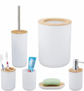 DWM Zestaw akcesoriów łazienkowych TIMOR biały boho (324905MG) 7