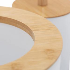 DWM Zestaw akcesoriów łazienkowych TIMOR biały boho (324905MG) 9