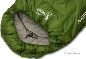 Royokamp  ŚPIWÓR MUMIA NEPAL 210X80X50CM ZIELONY Z KOMPRESJA 10